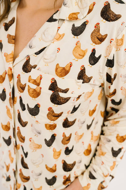 Backyard Chickens Women's Bamboo Set