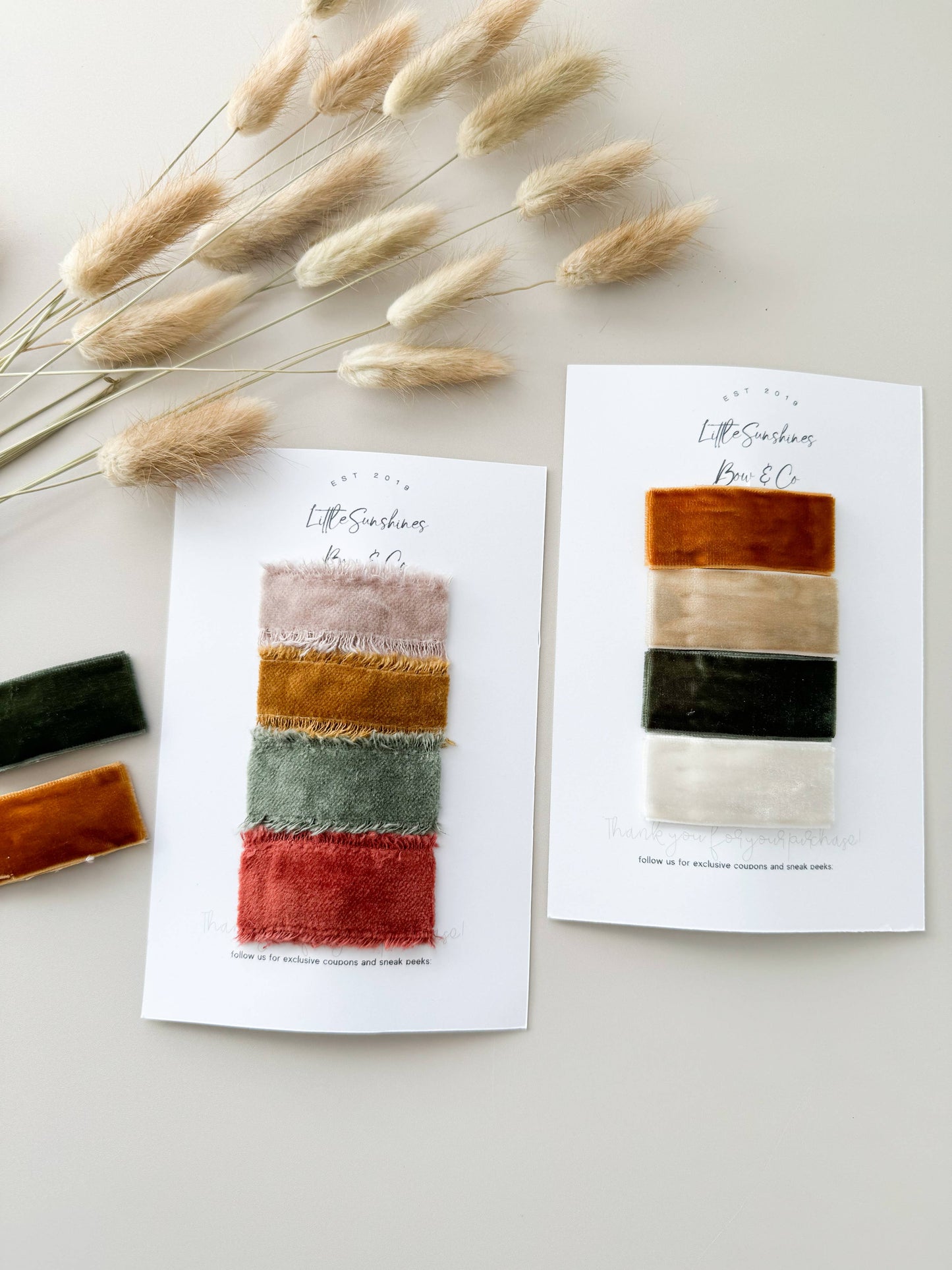 Velvet & Fringe Snap Clip Sets- Set of 4: Fringe Set