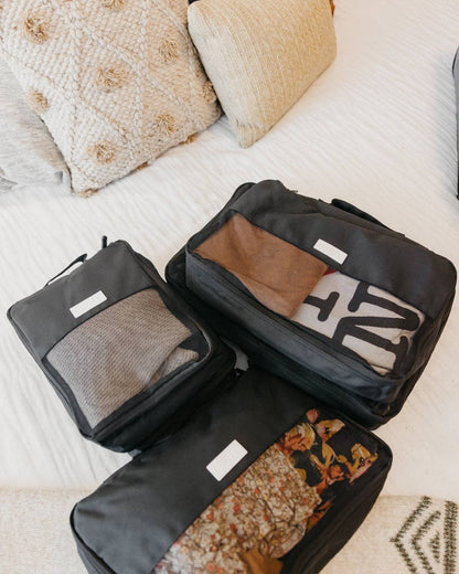 Black Packing Cube Set