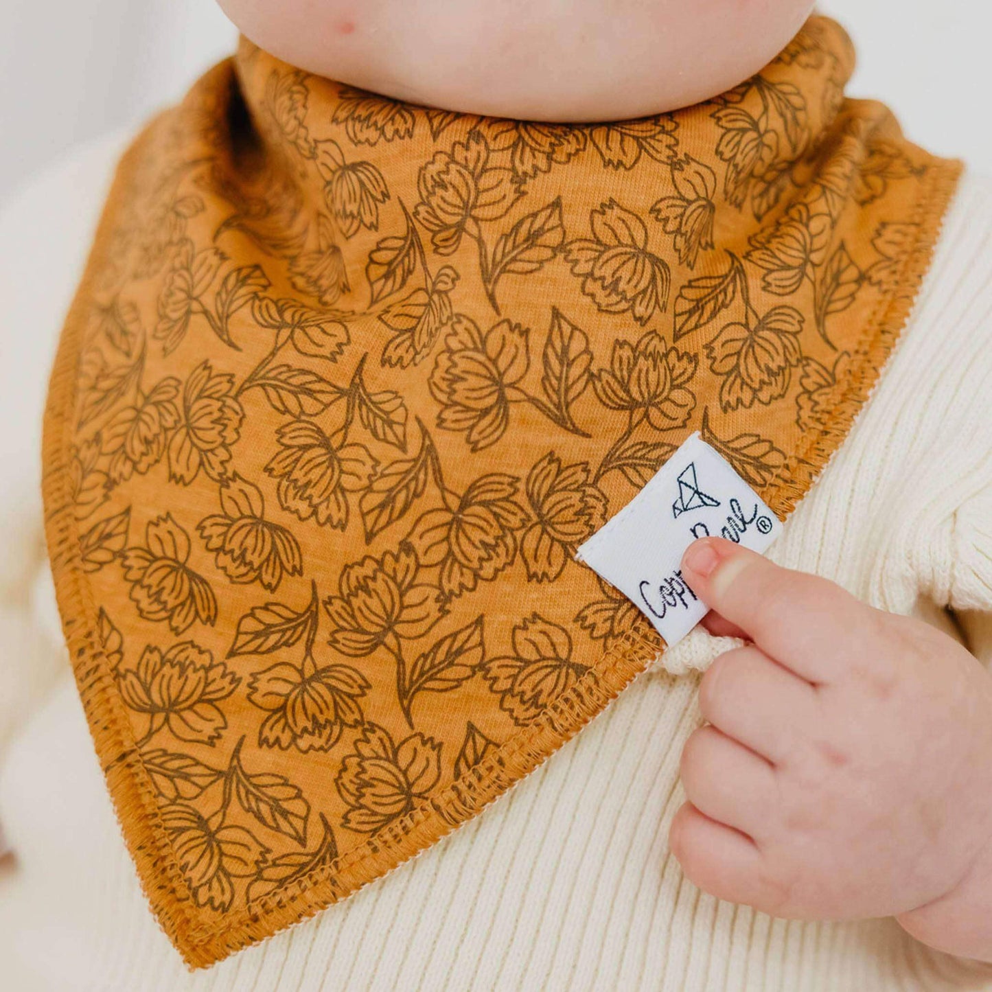 4 Pack Baby Bandana Bibs - Eden