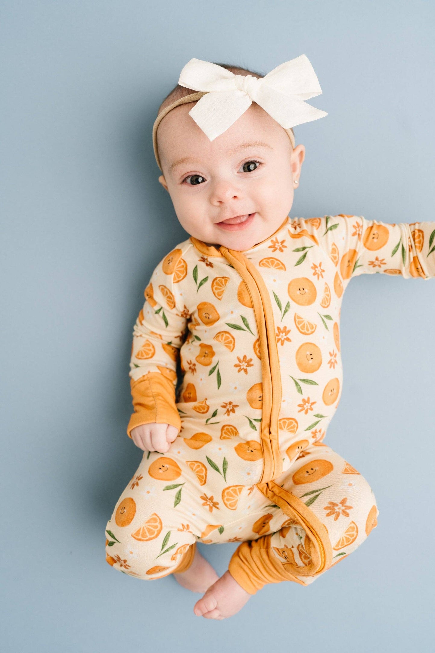 Orange Blossom Bamboo Sleeper: 2T