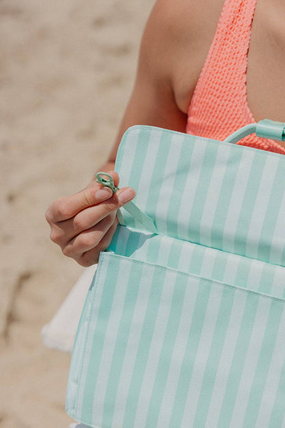 Seafoam Stripe Lunch Box