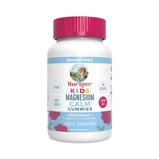 Kids Magnesium Calm Gummies, Hibiscus, Dietary Supplement
