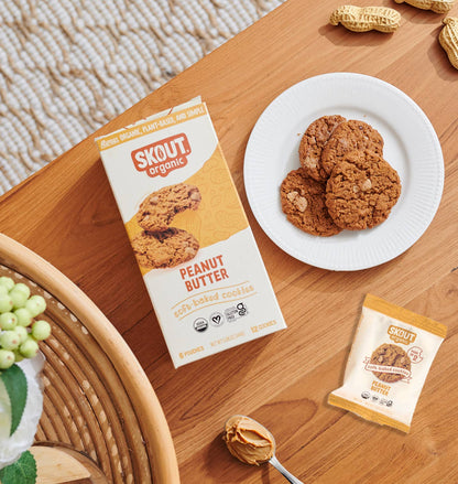 Skout Organic Peanut Butter Soft Baked Cookies | Gluten-Free