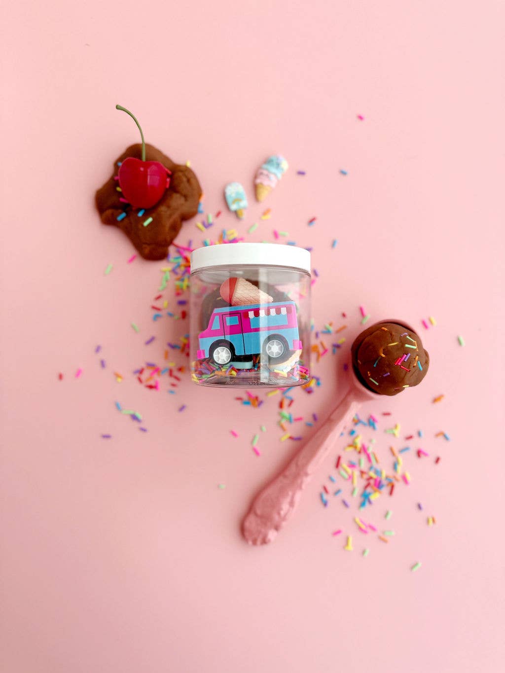 Ice Cream Truck Mini Dough-To-Go Play Kit