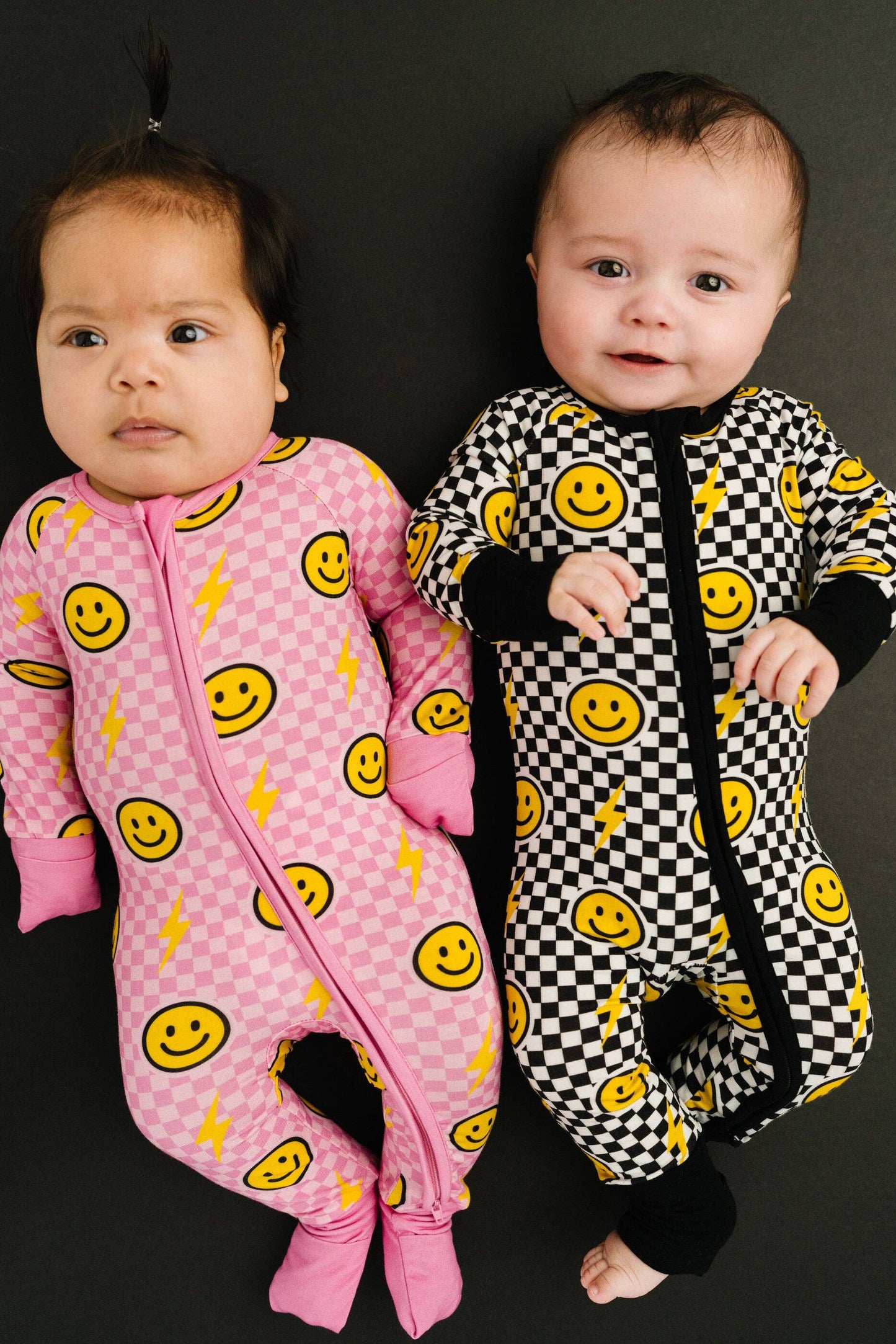 Black Bolt Check Bamboo Sleeper