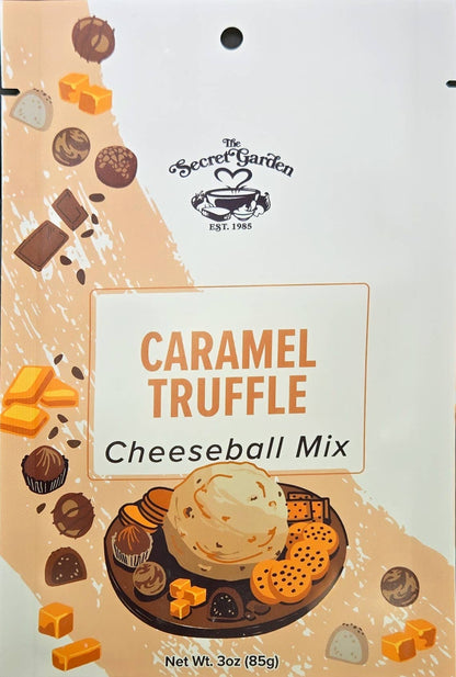 Caramel Truffle Dessert Cheeseball-Dip