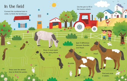 Wipe-Clean Horse and Pony Activities : Usborne