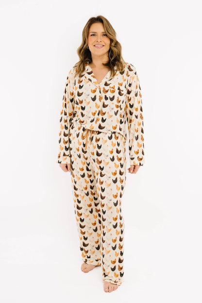 Backyard Chickens Women's Bamboo Set