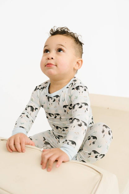 Dairy Cow Bamboo Set