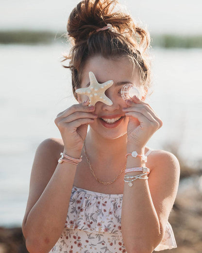 Shimmer Hair Tie Bracelets: Medium