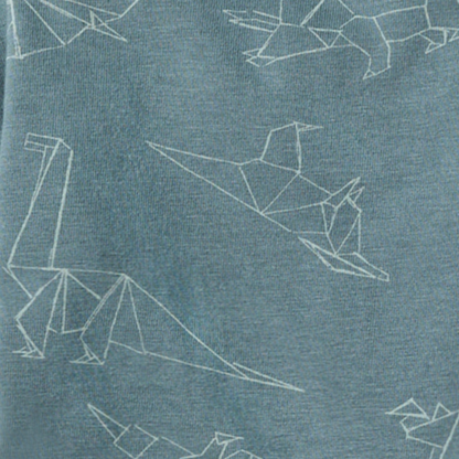 Origami Dinos Baby Boy 2 Pack Romper Set