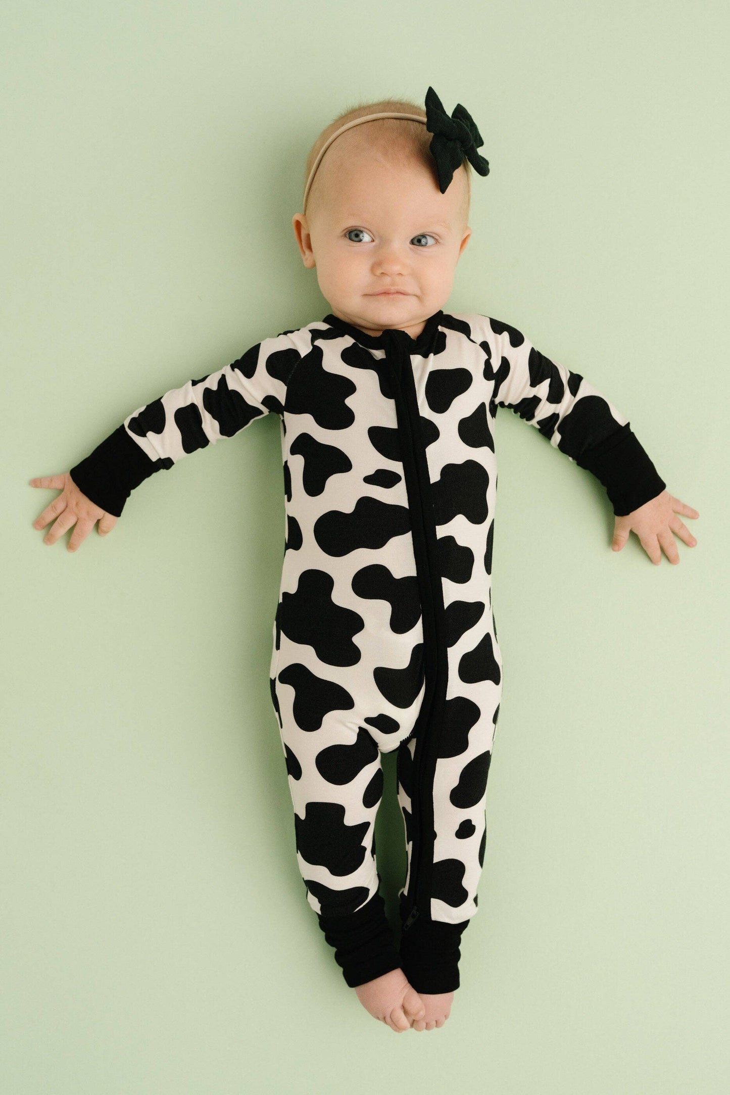 Classic Cow Bamboo Sleeper