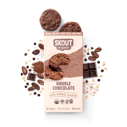 Skout Organic Double Chocolate Soft Baked Cookies
