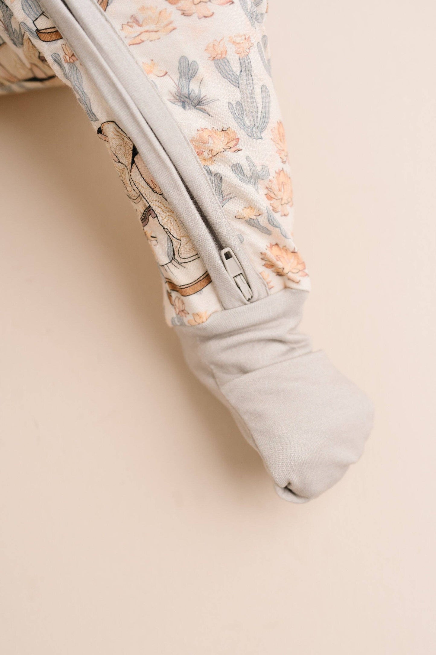 Floral Cowgirl Bamboo Sleeper: 3-6 months