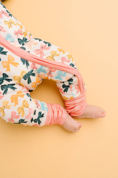 Boho Bows Bamboo Sleeper: 12-18M