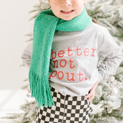 Better Not Pout Toddler and Youth Christmas Shirt