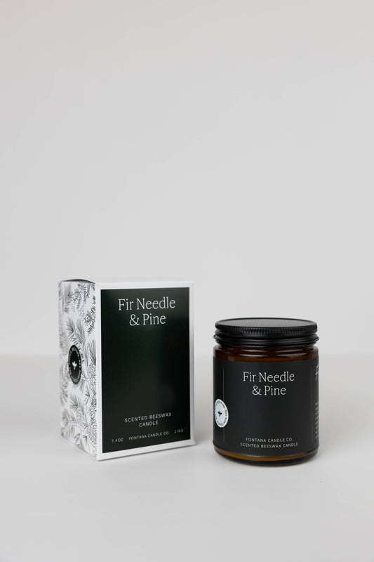 Fir Needle & Pine Essential Oil Jar Candle