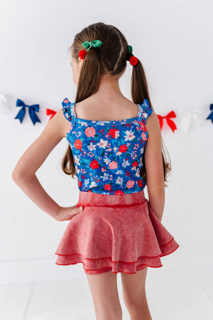RED | Vintage RIB Skort