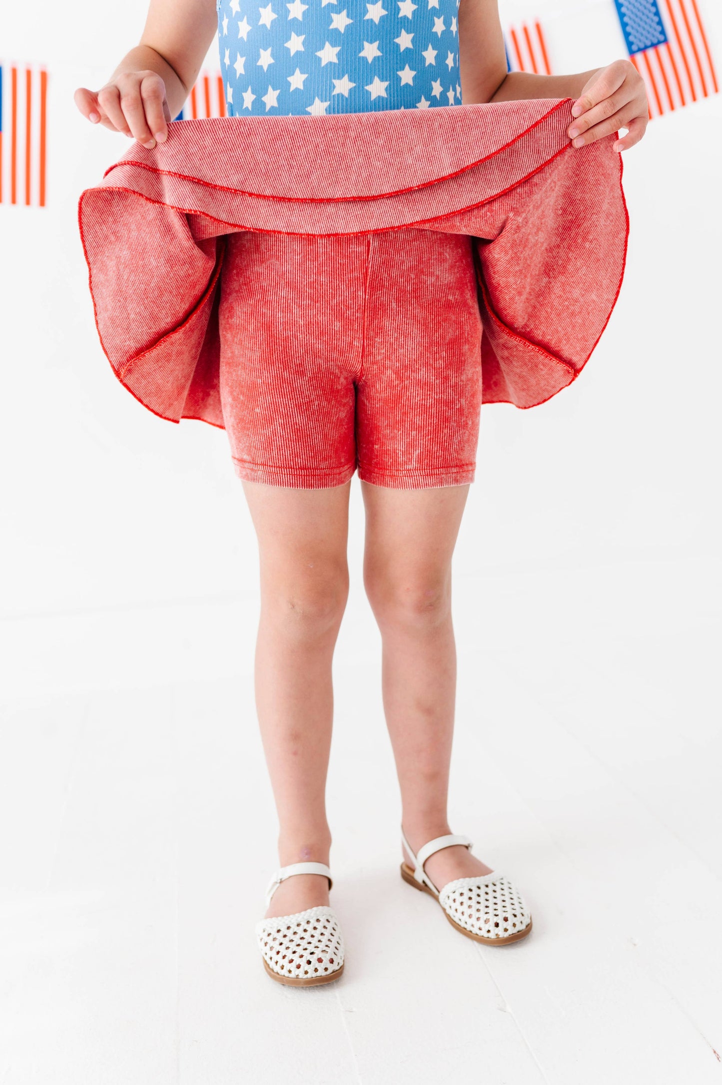 RED | Vintage RIB Skort