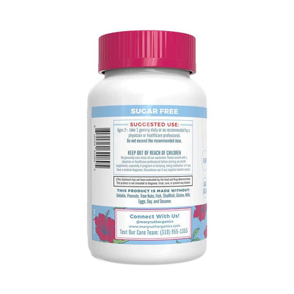 Kids Magnesium Calm Gummies, Hibiscus, Dietary Supplement
