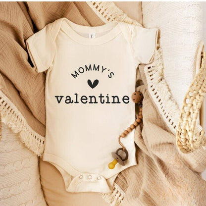 Mommy's Valentine Baby Bodysuit | Valentine's Gifts for Baby: LONG SLEEVE