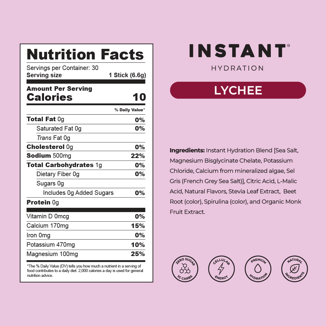 Premium Electrolyte Mix: Lychee