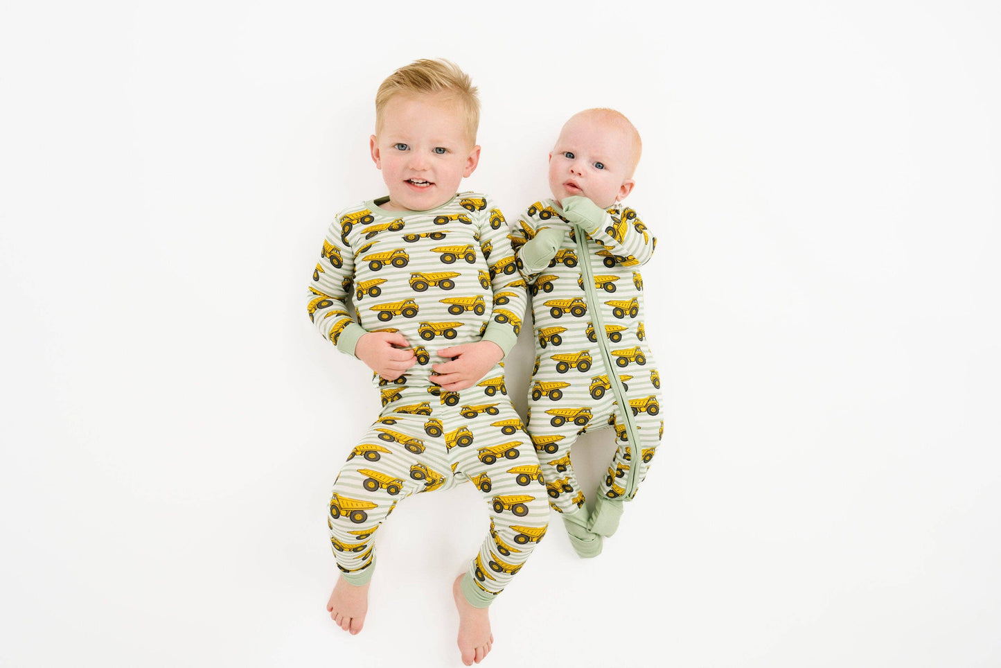 Dump Trucks Bamboo Sleeper: 0-3M