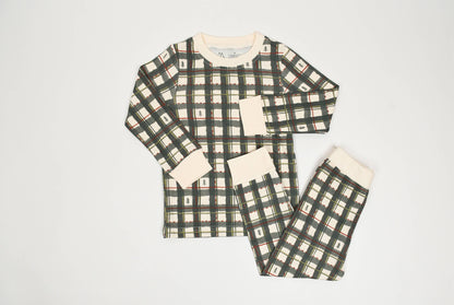 2 Piece Plaid Pajama