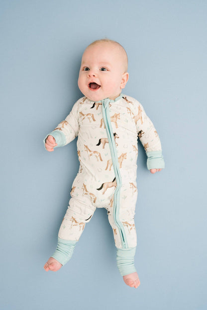 Prairie Gallop Bamboo Sleeper: 0-3M