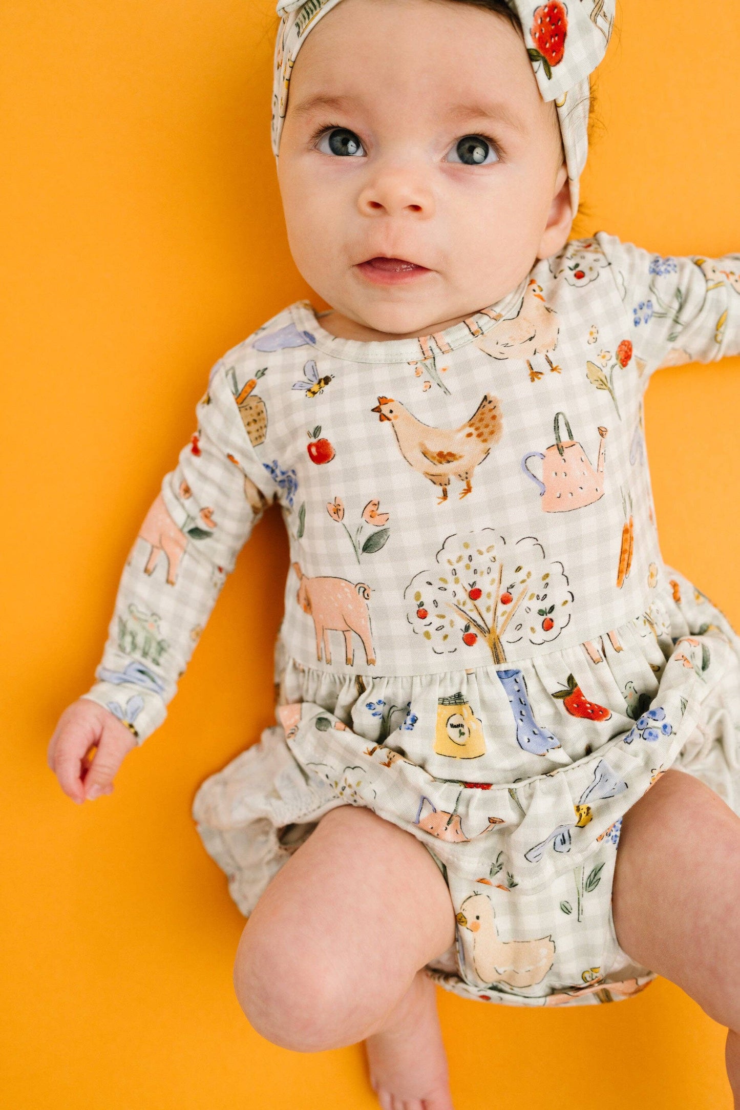 Farm Days Bodysuit Bamboo Dress