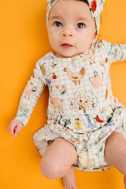 Farm Days Bodysuit Bamboo Dress