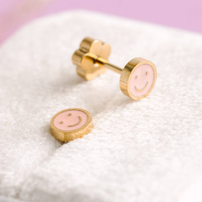 Tiny Pink Smiley
