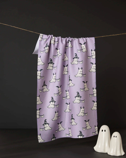 Spooky Ghost Walk Tea Towel