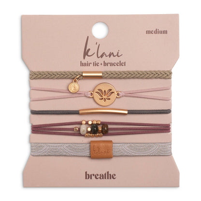 Breathe  Hair Tie Bracelets: Medium