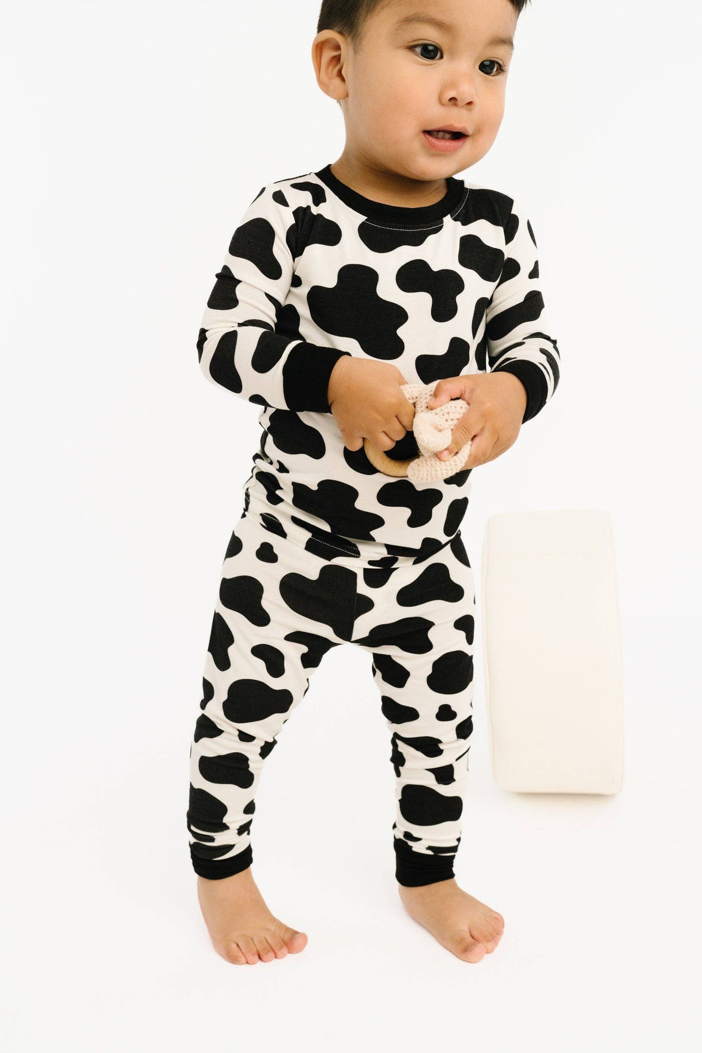 Classic Cow Bamboo Set