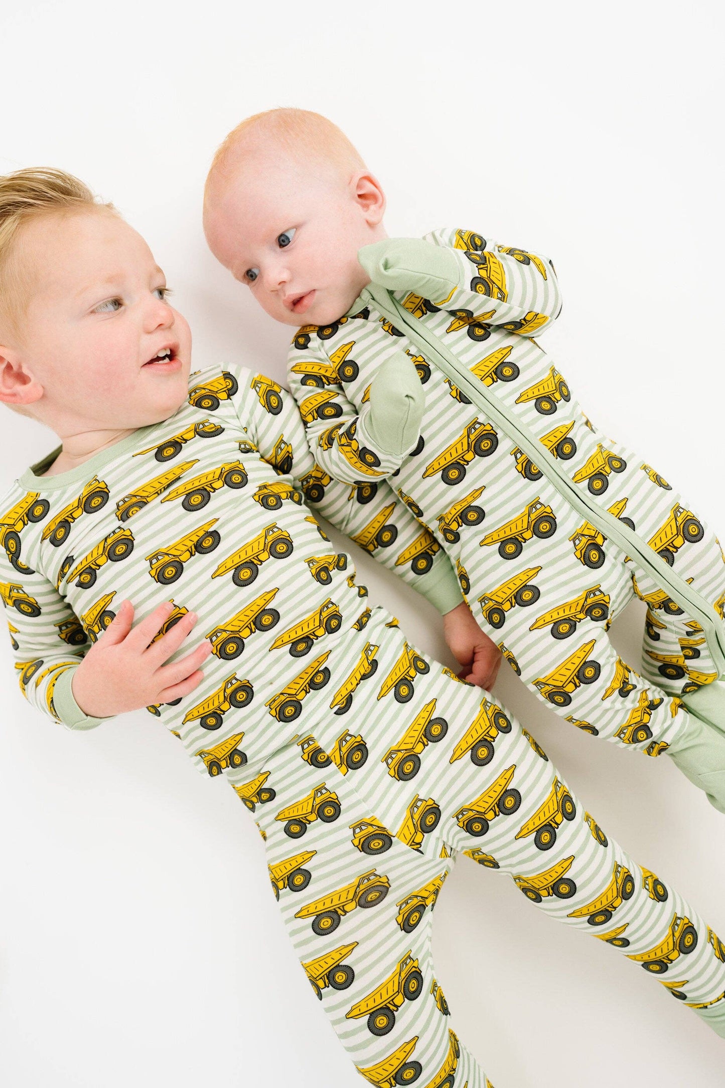 Dump Trucks Bamboo Sleeper: 0-3M