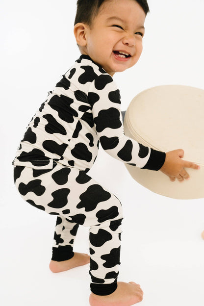 Classic Cow Bamboo Set