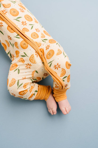 Orange Blossom Bamboo Sleeper: 2T