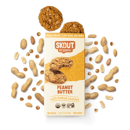 Skout Organic Peanut Butter Soft Baked Cookies | Gluten-Free