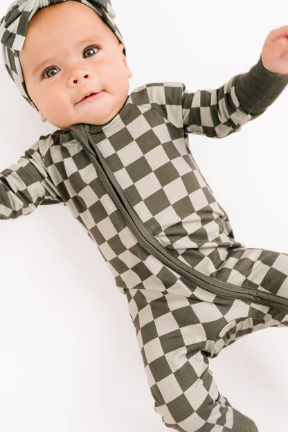 Pine Checkered Bamboo Sleeper