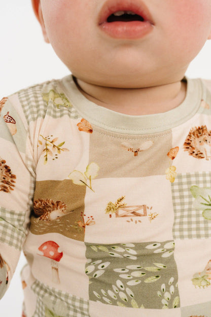 Hedgehog Patchwork Bamboo Set