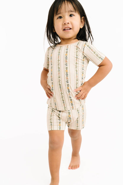 Dainty Daisy Bamboo Shorts Set