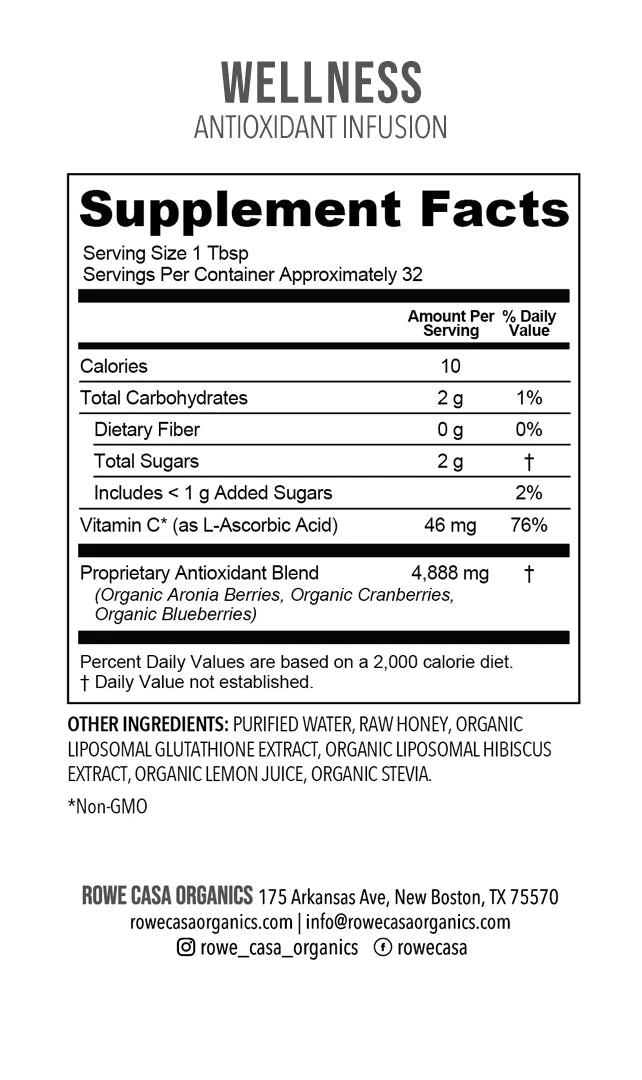 Antioxidant Infusion 16oz Regular