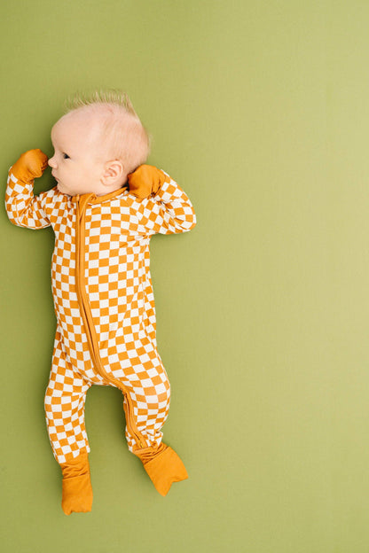 Checkerboard Charm Bamboo Sleeper