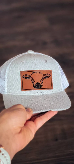 Cow patch snapback: Flatbill / Toddler
