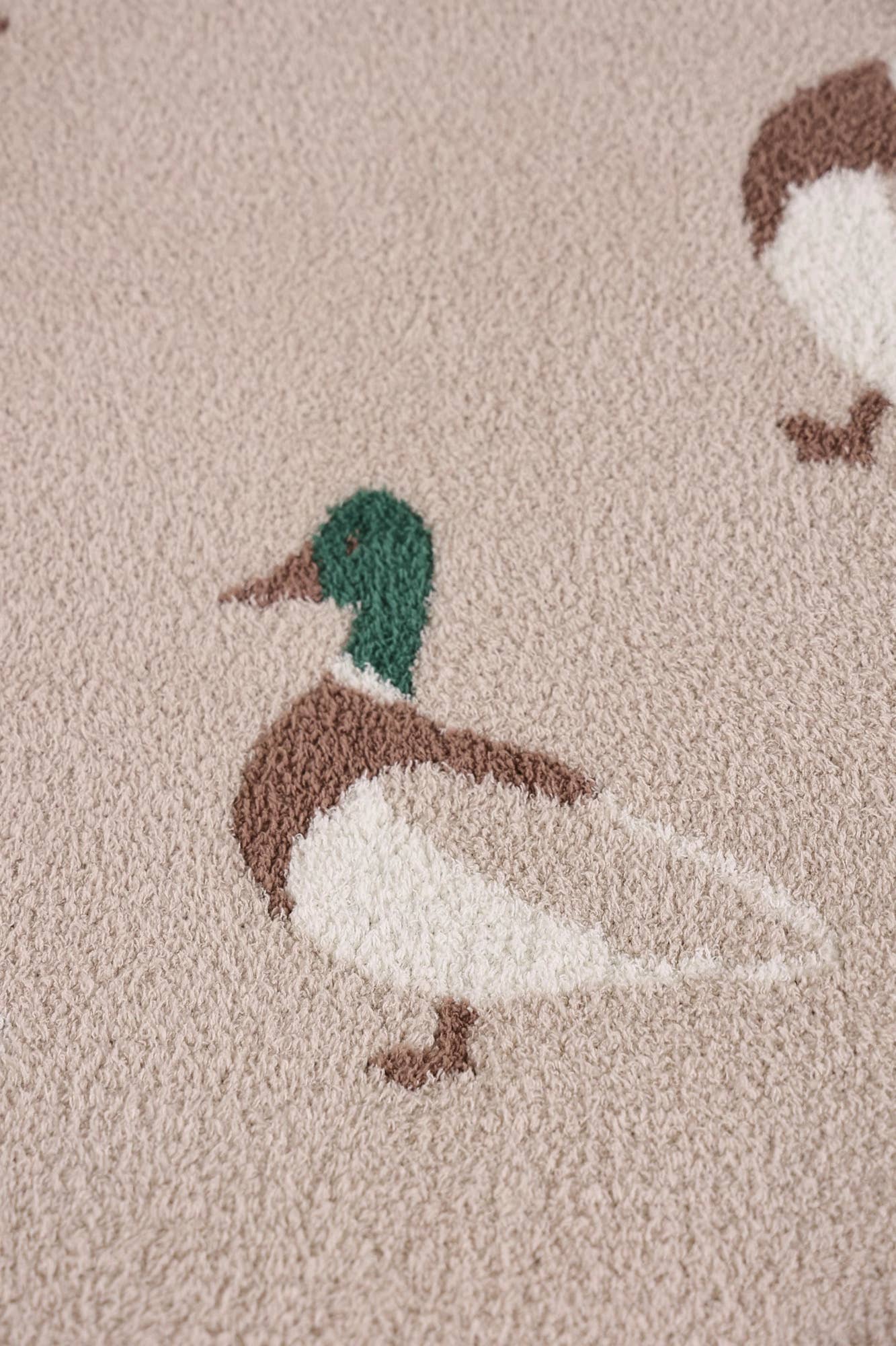 Lux Mallard Throw Blanket | Ultra Soft Duck Camo Plush Blank