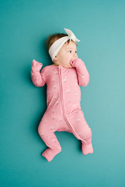 Pink Flamingo Bamboo Sleeper