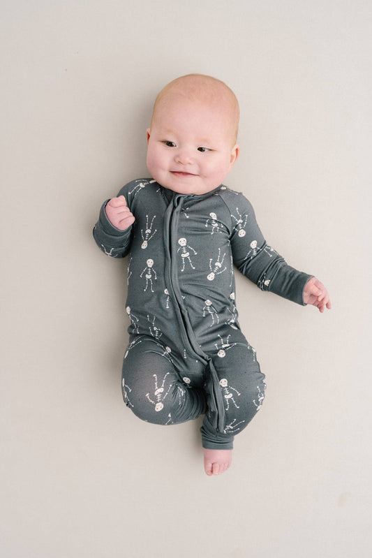 Skeleton Squad Bamboo Sleeper: 6-12M