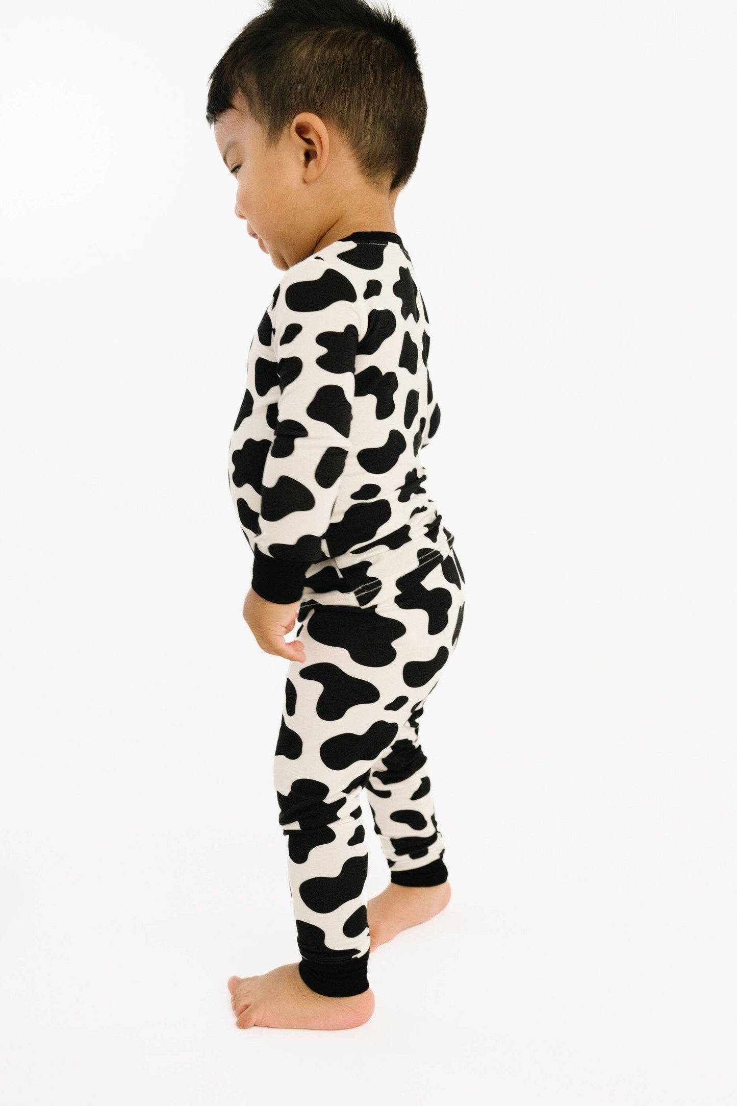 Classic Cow Bamboo Set